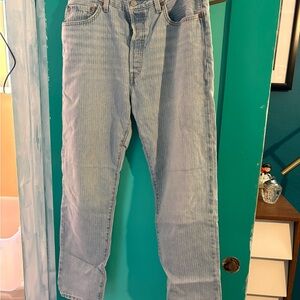 Levi's Light Blue Straight Jeans